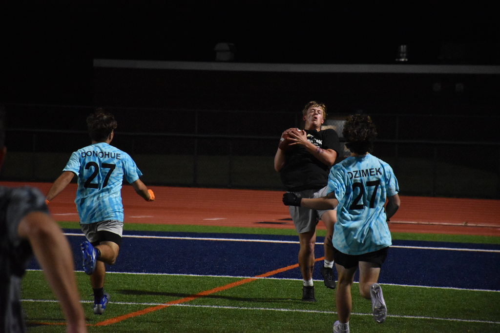 Scenes from flickerball Monday night under the lights of Alumni Field. 