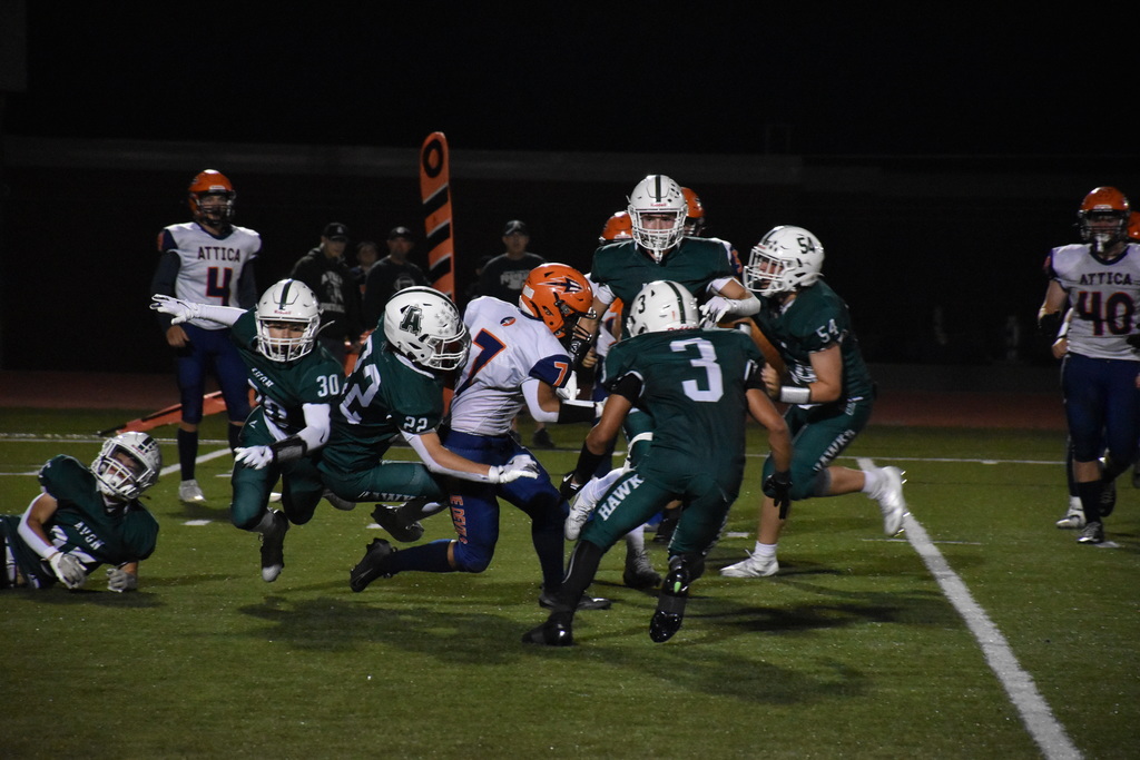  Scenes from Attica’s varsity football game against Avon Sept. 26. 