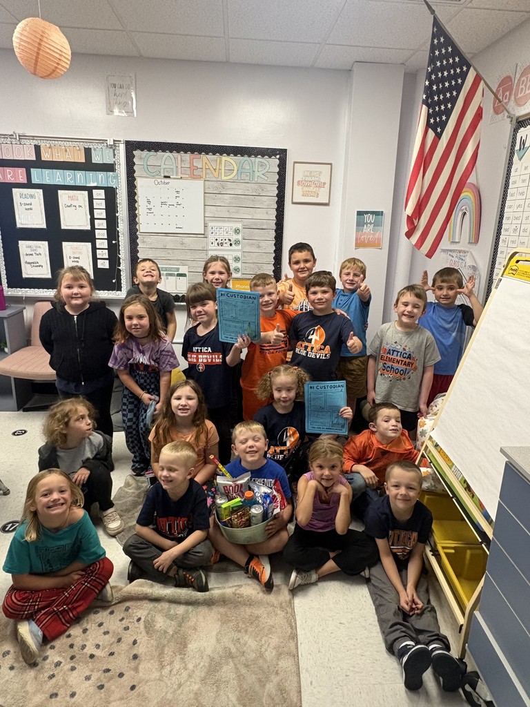 Scenes from National Custodian Appreciation Day Oct. 2 at Attica Elementary School.