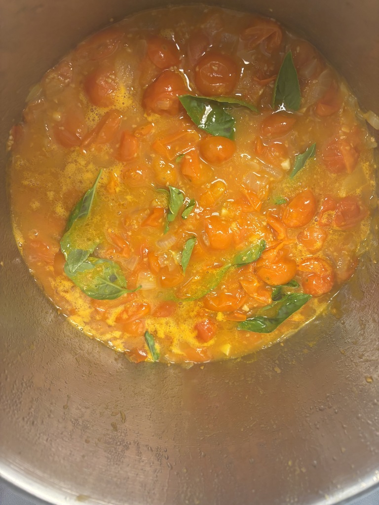 Scenes from our tomato harvest and marinara sauce testing. 