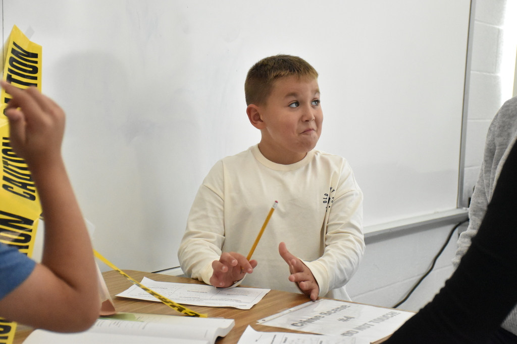Scenes from Mrs Kayla Eick’s 6th grade science class Wednesday afternoon. 