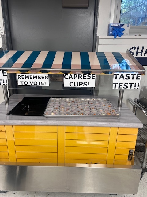 Scenes from Oct. 17’s caprese salad cup taste test at Attica Elementary School.