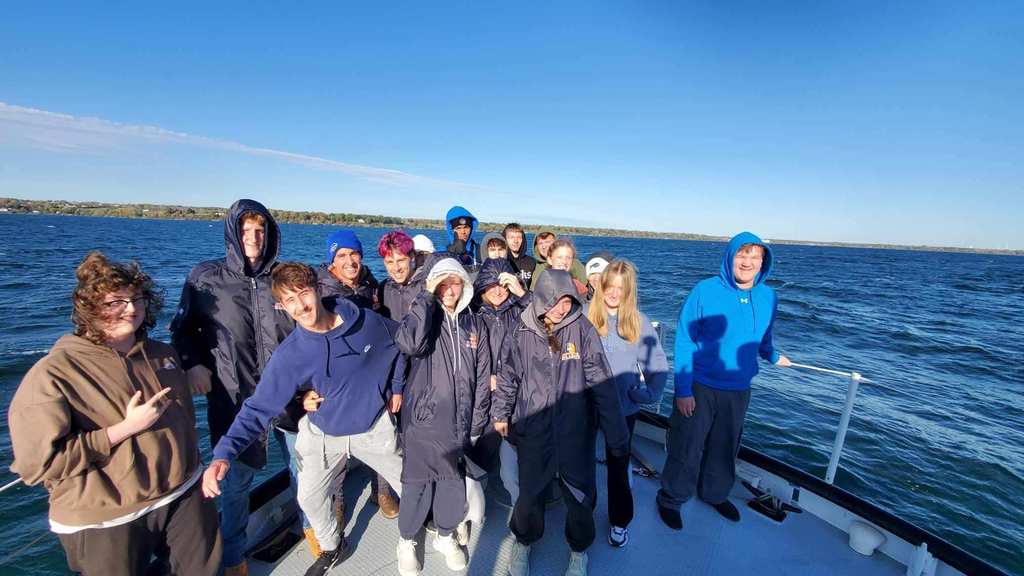 Scenes from Mrs. Elizabeth Winter's AP biology and Mrs. Jenna Linsey's local outdoor sciences students’ field trip to Seneca Lake earlier this week. 