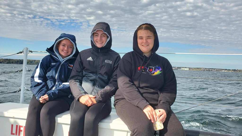 Scenes from Mrs. Elizabeth Winter's AP biology and Mrs. Jenna Linsey's local outdoor sciences students’ field trip to Seneca Lake earlier this week. 