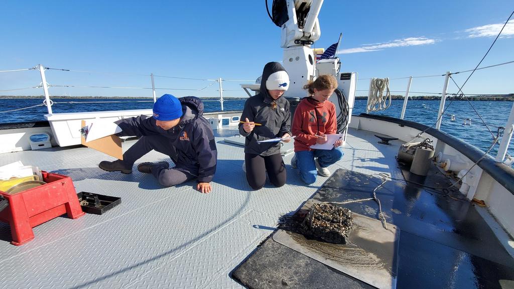 Scenes from Mrs. Elizabeth Winter's AP biology and Mrs. Jenna Linsey's local outdoor sciences students’ field trip to Seneca Lake earlier this week. 