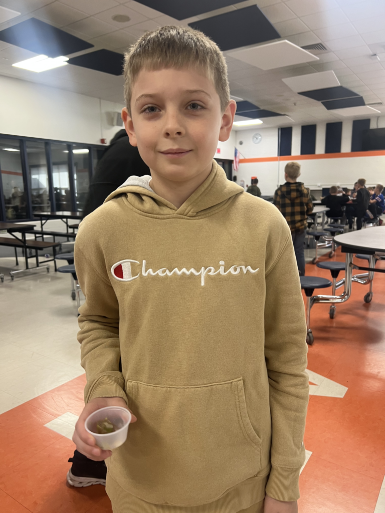 Scenes from our Italian sausage taste test Monday.