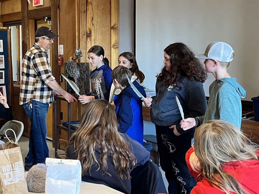 Scenes from sixth graders’ field trip to Beaver Meadow Nature Center Tuesday. 