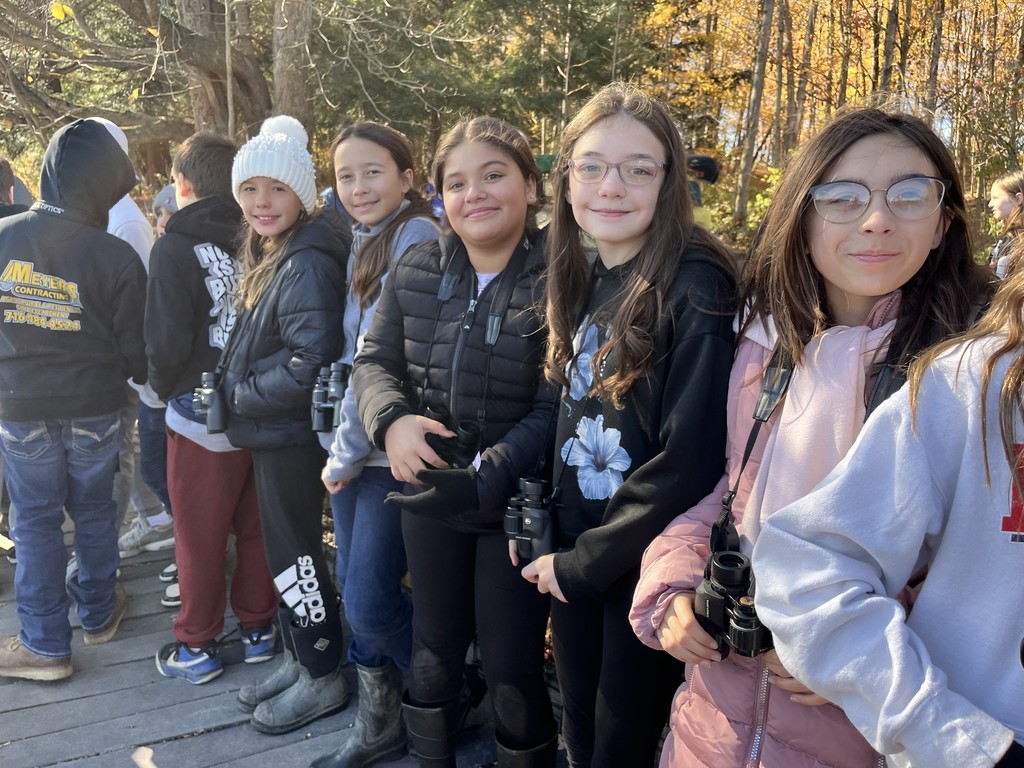 Scenes from sixth graders’ field trip to Beaver Meadow Nature Center Tuesday. 