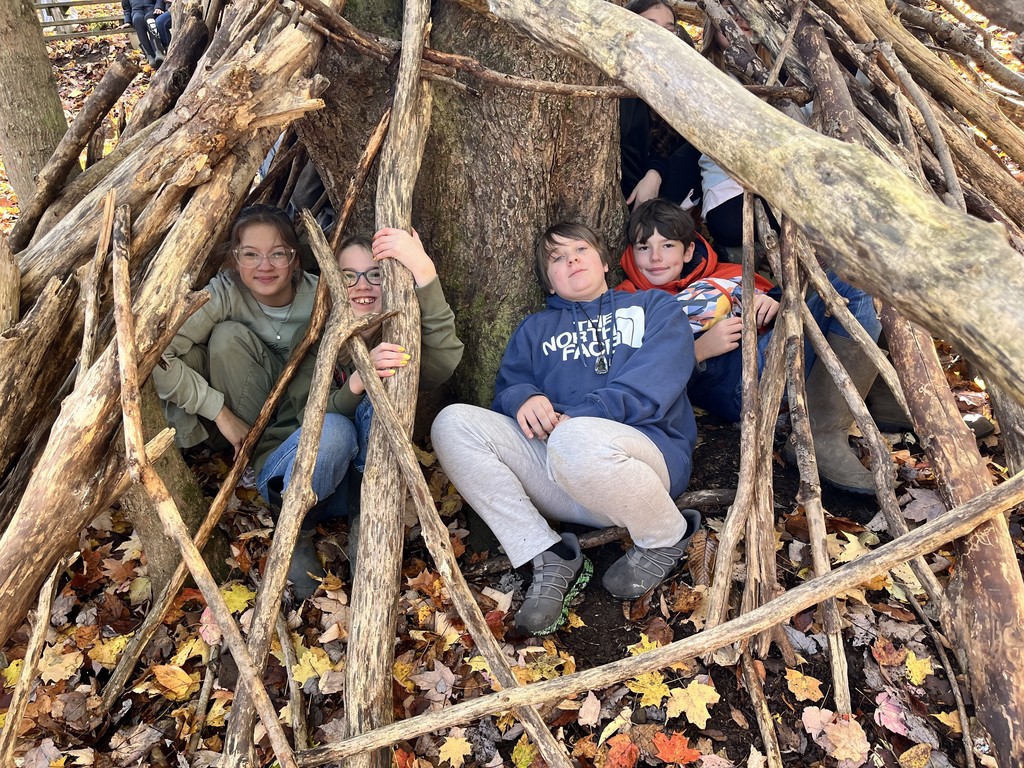 Scenes from sixth graders’ field trip to Beaver Meadow Nature Center Tuesday. 