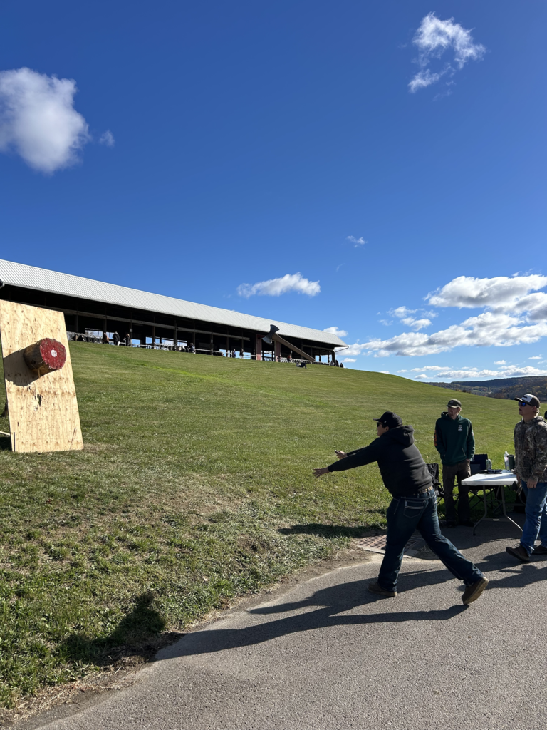 Scenes from Alfred State College’s Ag Skills Day last month. 