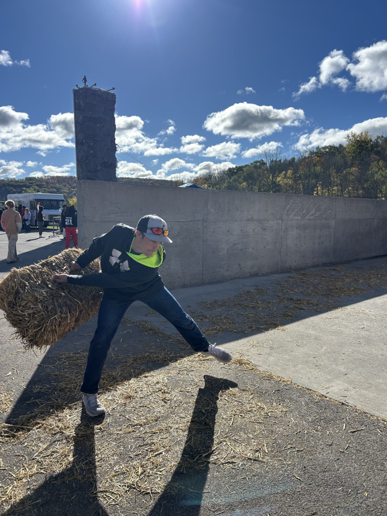 Scenes from Alfred State College’s Ag Skills Day last month. 