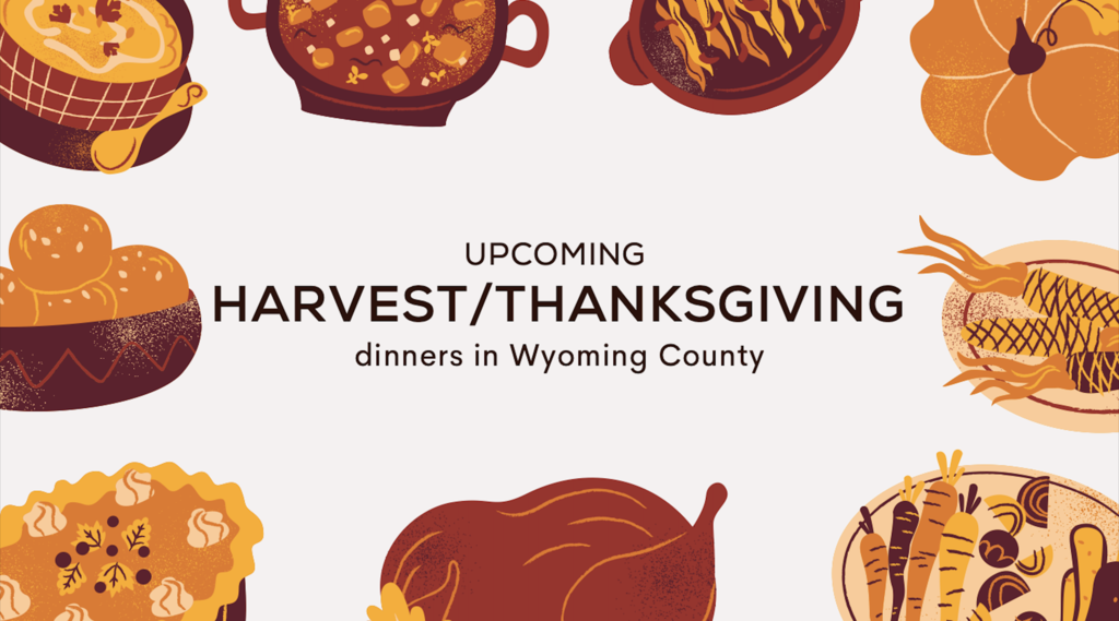 Thanksgiving dinner graphic.