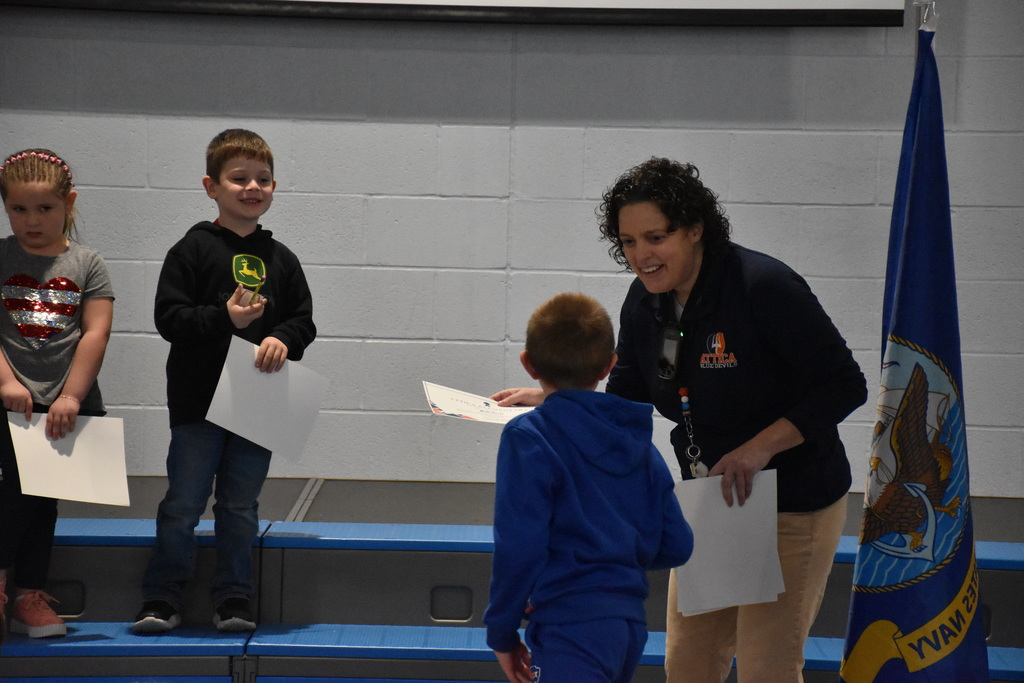 Scenes from our Veterans Day Assembly Thursday at Attica Elementary School. 