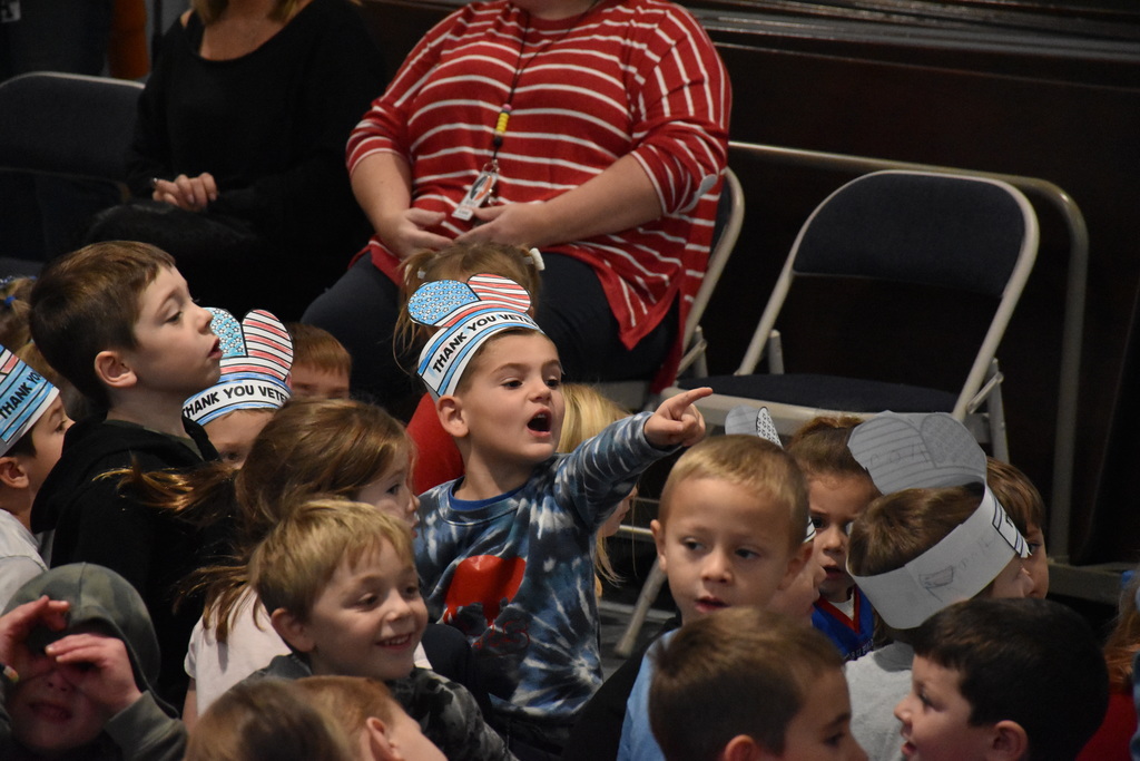 Scenes from our Veterans Day Assembly Thursday at Attica Elementary School. 