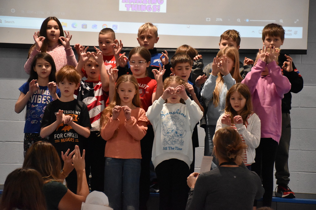 Scenes from our Veterans Day Assembly Thursday at Attica Elementary School. 