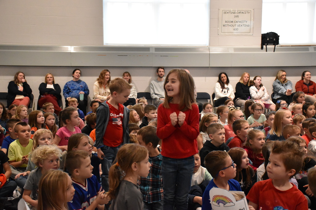 Scenes from our Veterans Day Assembly Thursday at Attica Elementary School. 