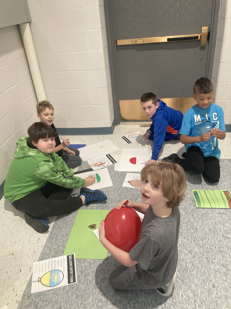 Scenes from third graders’ Macy’s Thanksgiving Day Parade Friday at Attica Elementary.
