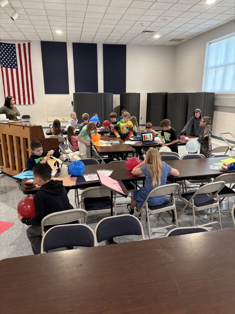 Scenes from third graders’ Macy’s Thanksgiving Day Parade Friday at Attica Elementary.