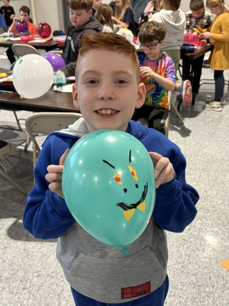 Scenes from third graders’ Macy’s Thanksgiving Day Parade Friday at Attica Elementary.