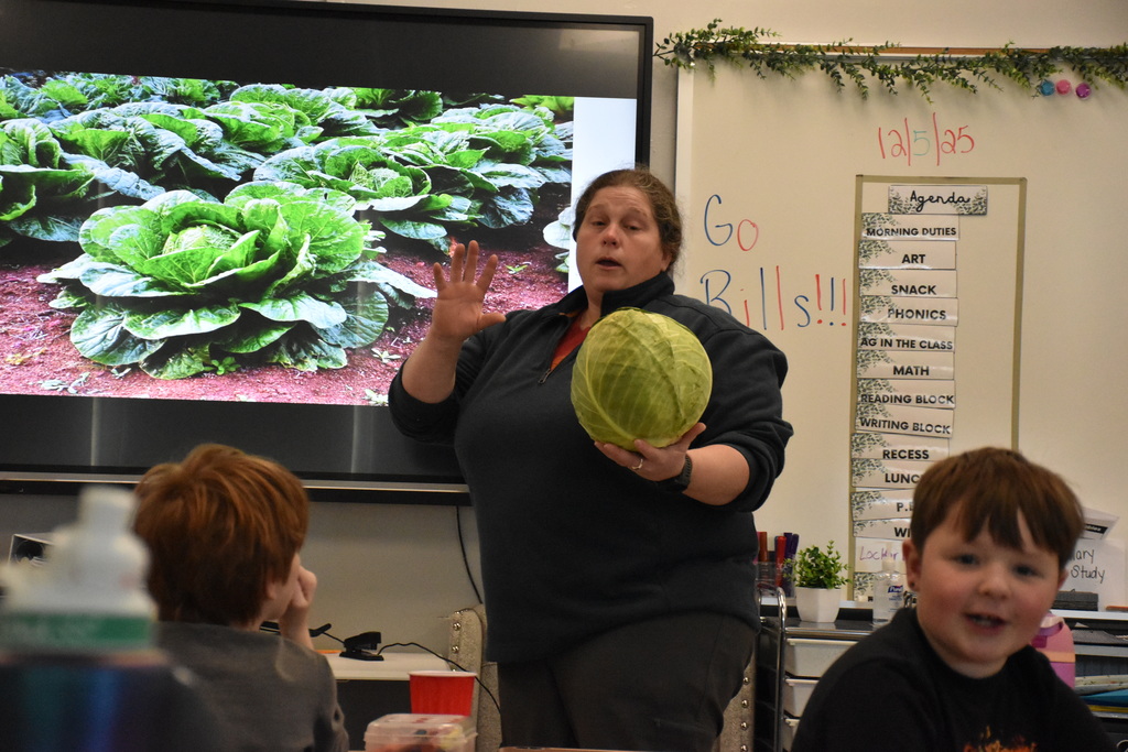  Scenes from the Attica Partners for Agriculture-led activities at Attica Elementary School Friday. 