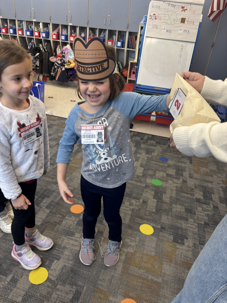 Scenes from Kristin Janes’s sense detectives activity Friday.