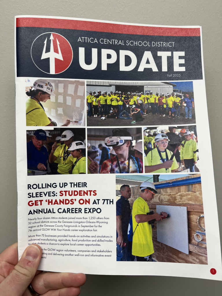 The cover of Attica's fall 2025 newsletter.