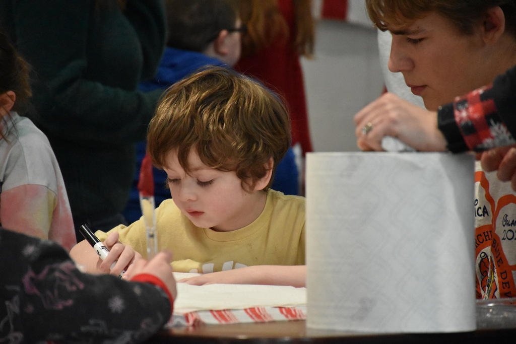 Scenes from our best buddies holiday hang out Friday afternoon at Attica Elementary School. 