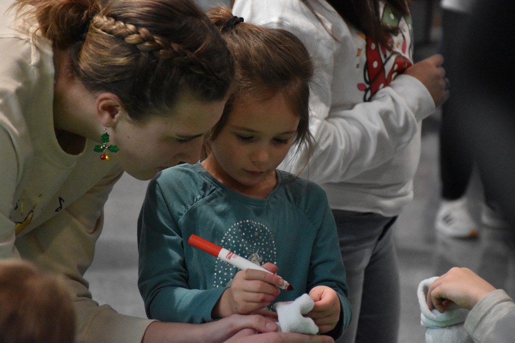Scenes from our best buddies holiday hang out Friday afternoon at Attica Elementary School. 