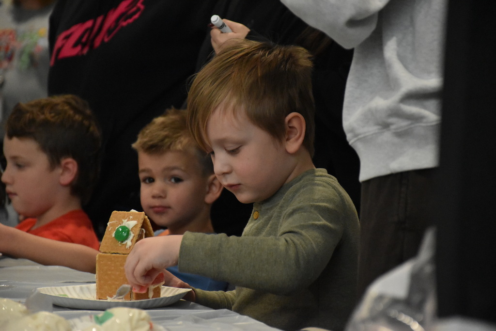 Scenes from our best buddies holiday hang out Friday afternoon at Attica Elementary School. 