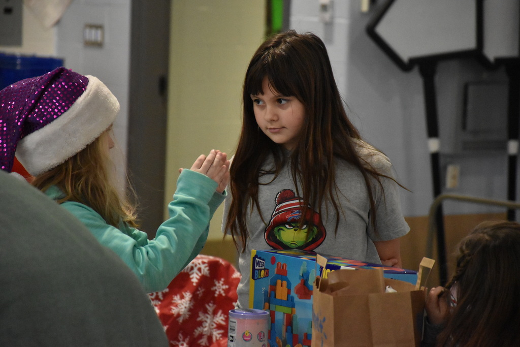 Scenes from Santa’s Workshop Wednesday morning at Attica Elementary School. 