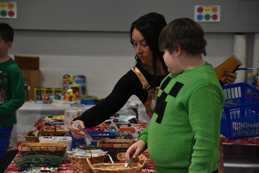 Scenes from Santa’s Workshop Wednesday morning at Attica Elementary School. 