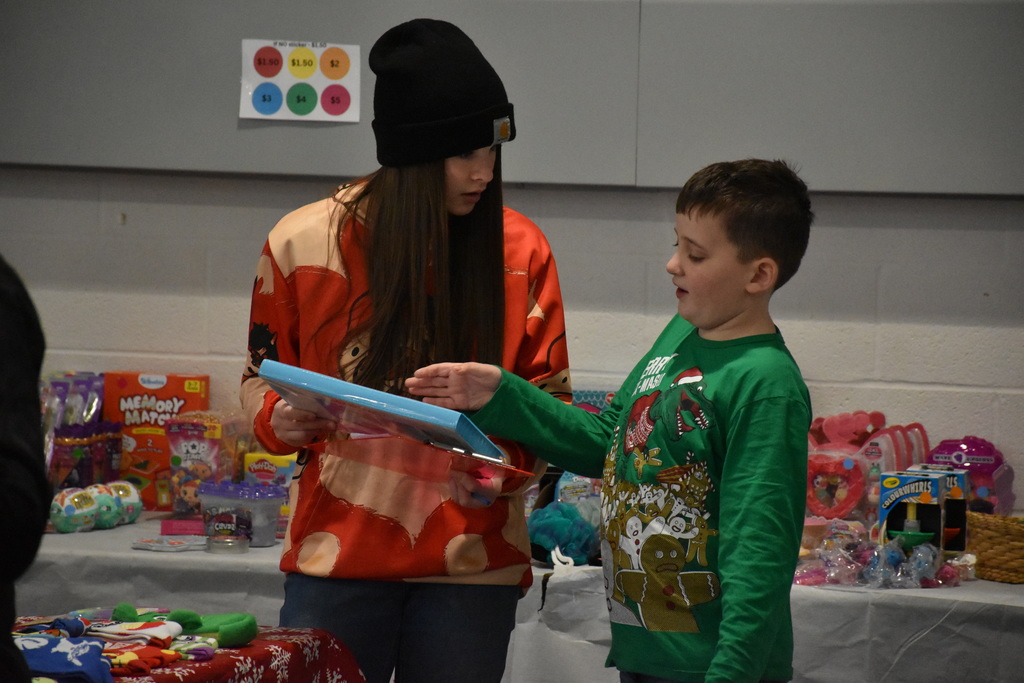 Scenes from Santa’s Workshop Wednesday morning at Attica Elementary School. 