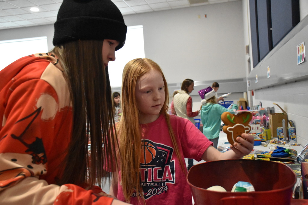 Scenes from Santa’s Workshop Wednesday morning at Attica Elementary School. 