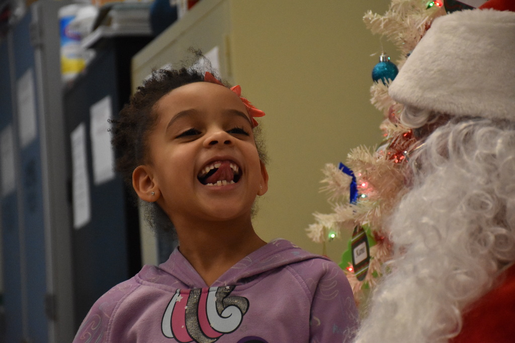 Scenes from the Clauses’ visit to Attica Elementary today. 