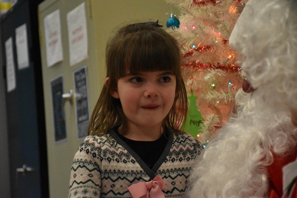 Scenes from the Clauses’ visit to Attica Elementary today. 