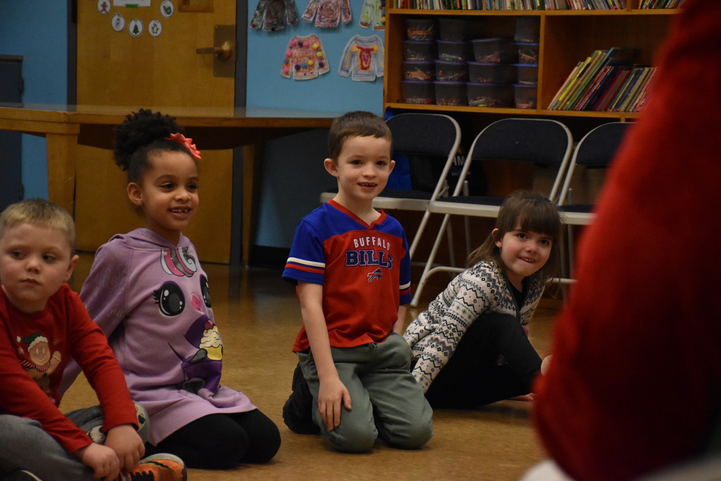 Scenes from the Clauses’ visit to Attica Elementary today. 