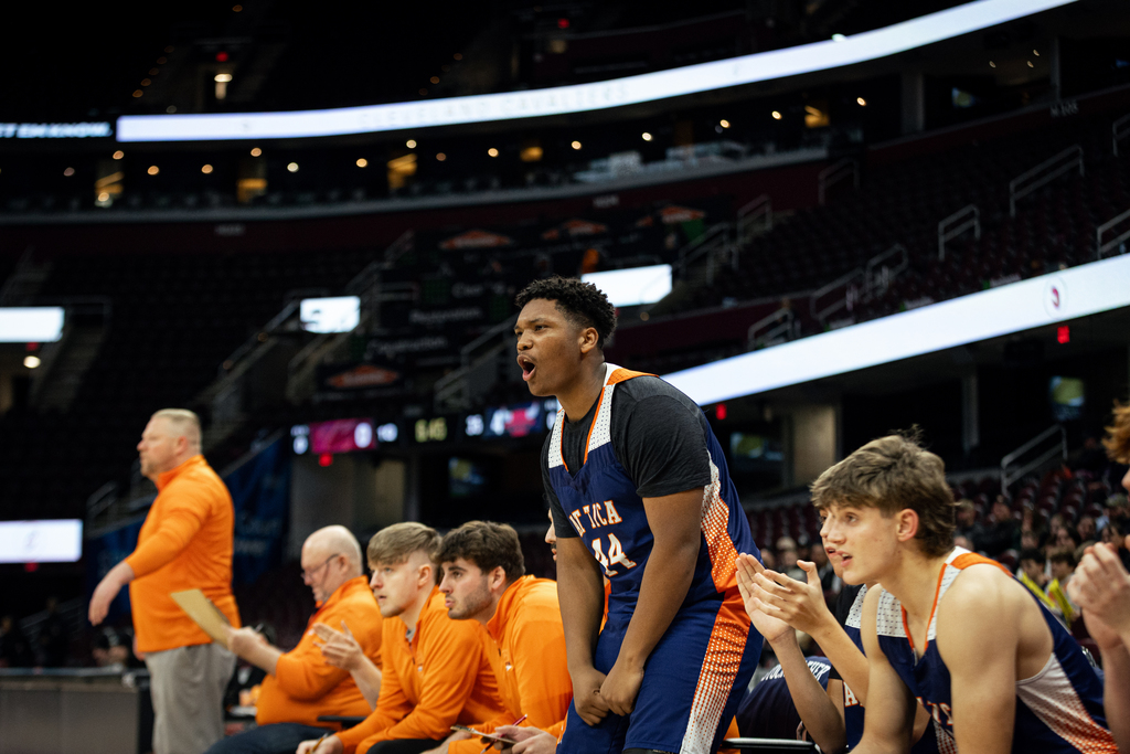 Scenes from our varsity boys basketball team’s Dec. 19 game against Alexander at Rocket Arena in Cleveland. 