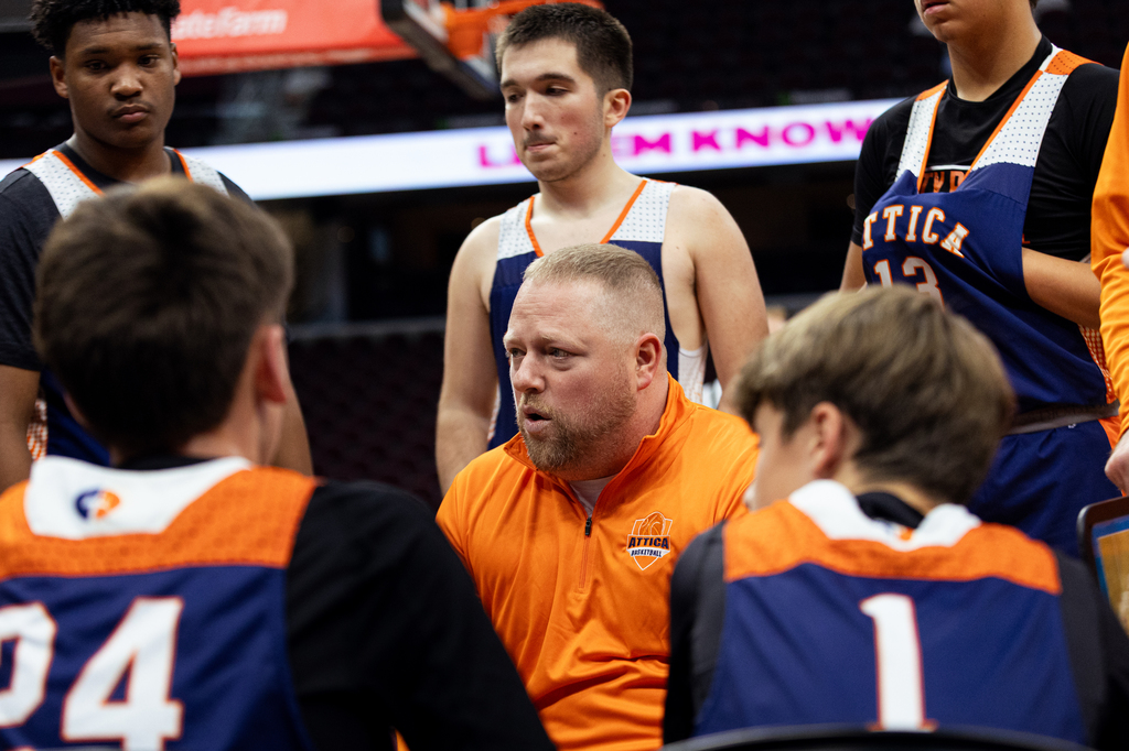 Scenes from our varsity boys basketball team’s Dec. 19 game against Alexander at Rocket Arena in Cleveland. 