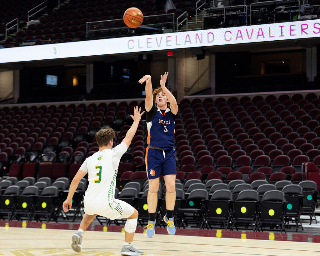 Scenes from our varsity boys basketball team’s Dec. 19 game against Alexander at Rocket Arena in Cleveland. 