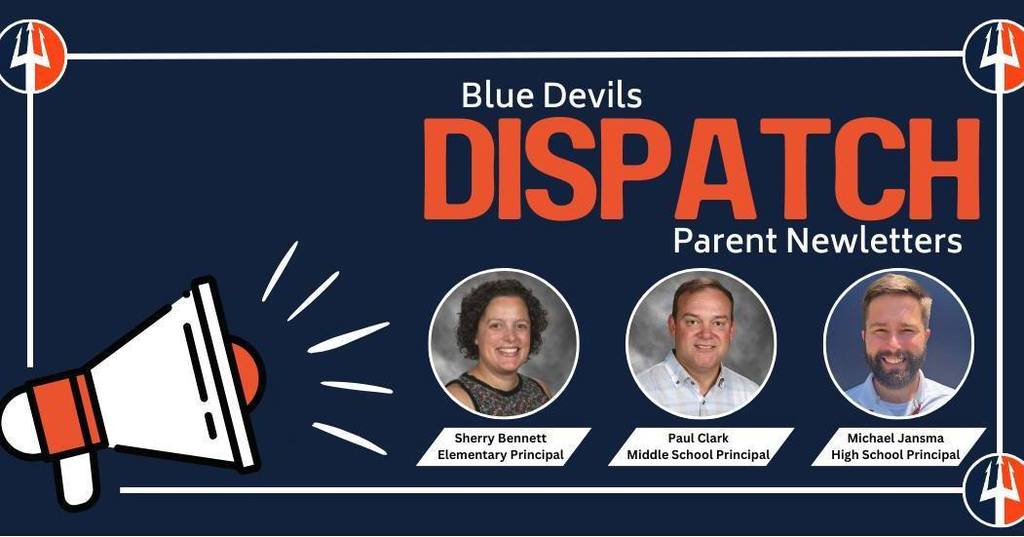 Blue Devils Dispatch graphic.