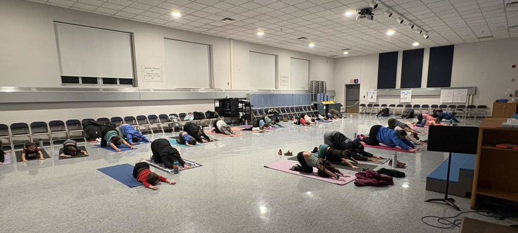 Scenes from Family Yoga Night Jan. 14 at Attica Elementary School. 
