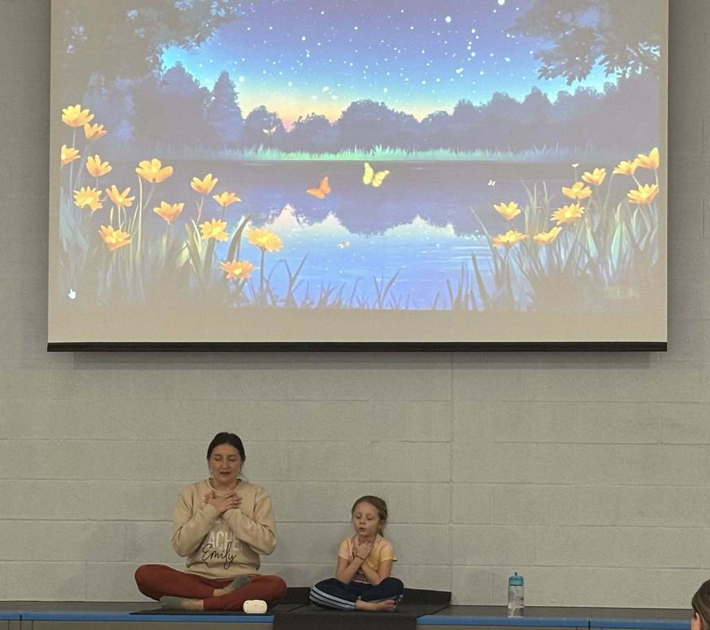 Scenes from Family Yoga Night Jan. 14 at Attica Elementary School. 