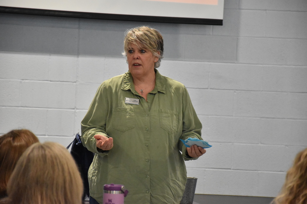 Scenes from the mental health first aid training Friday morning at Attica Elementary School.  