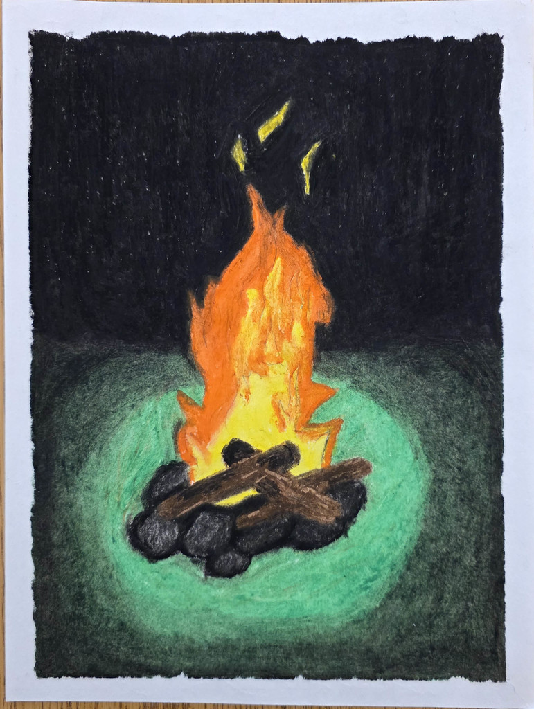 One of the pieces created by an Attica art student selected for the Arts Council for Wyoming County’s annual All-High School Art Show.