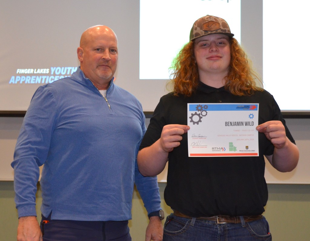 Scenes from the Finger Lakes Youth Apprenticeship Program’s annual signing day at Genesee Community College Jan. 28. 