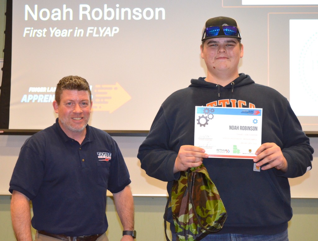 Scenes from the Finger Lakes Youth Apprenticeship Program’s annual signing day at Genesee Community College Jan. 28. 