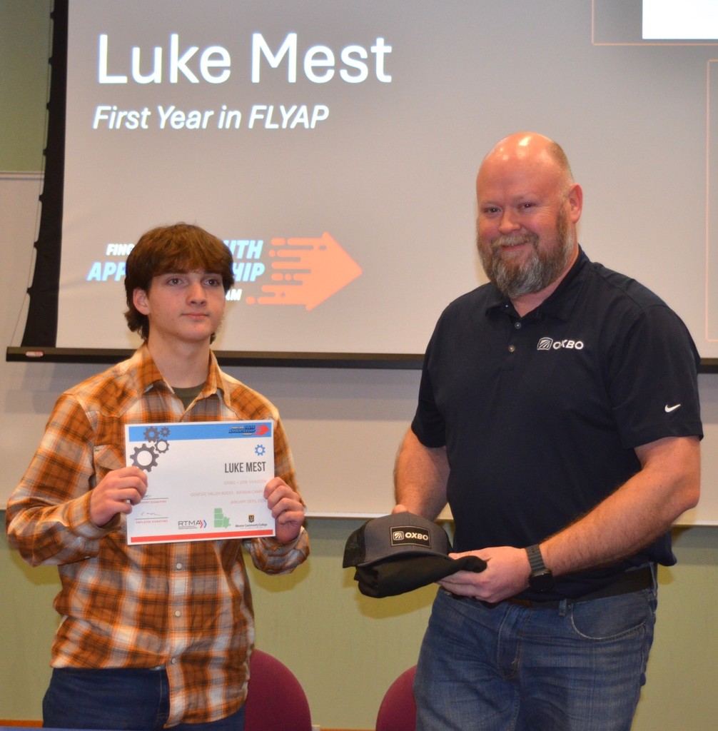 Scenes from the Finger Lakes Youth Apprenticeship Program’s annual signing day at Genesee Community College Jan. 28. 