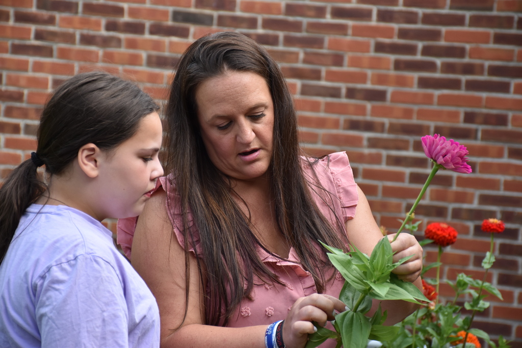 Scenes from a USDA film crew’s visit to Attica Central School District in August 2025. 