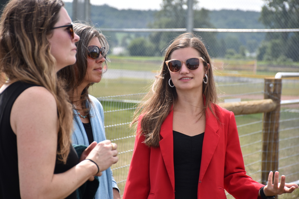 Scenes from a USDA film crew’s visit to Attica Central School District in August 2025. 