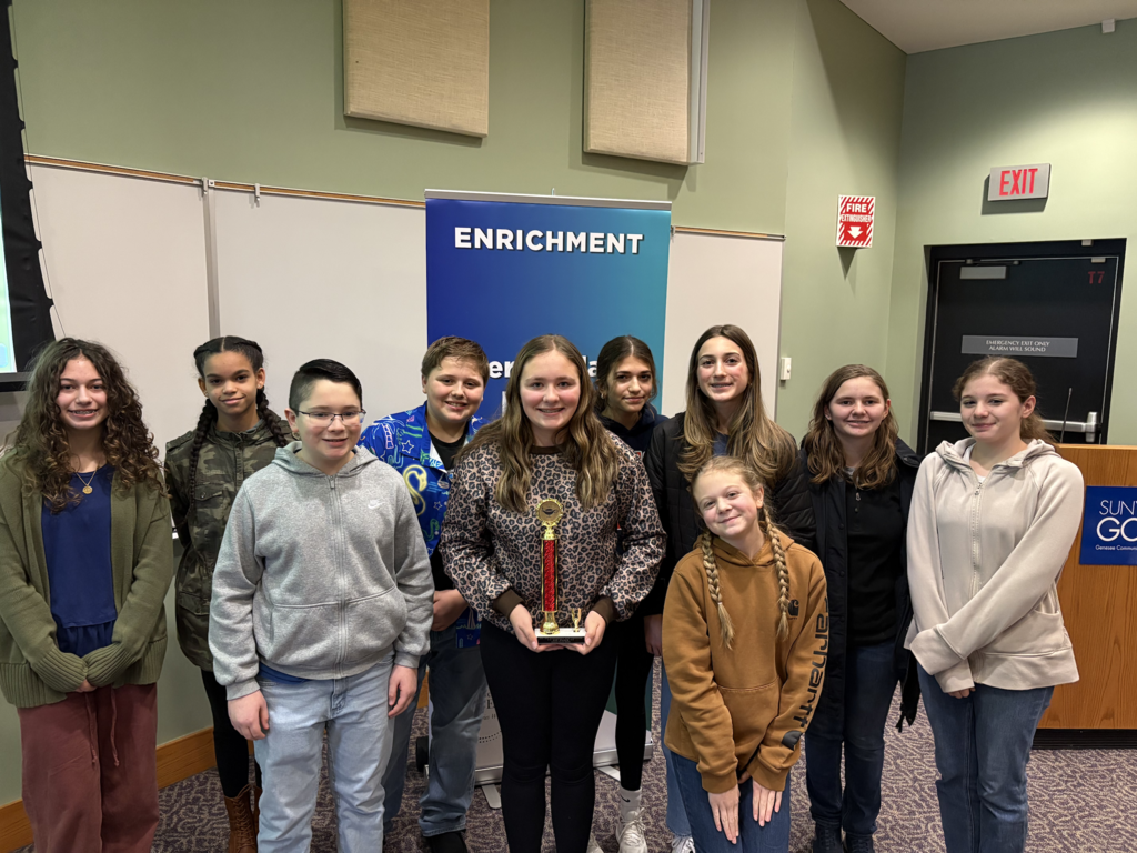 Middle school mathletes.